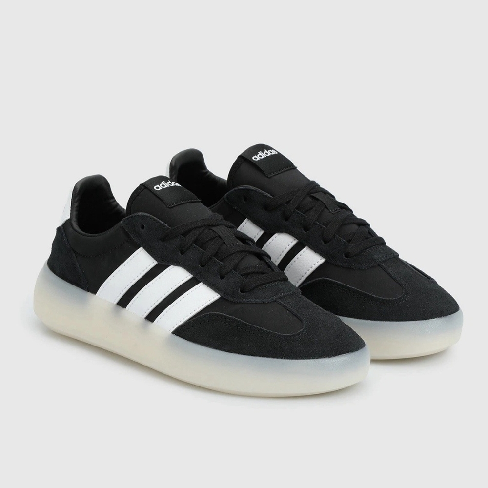 Adidas Size 5 Womens Black and White Sneakers - Picture 2 of 6